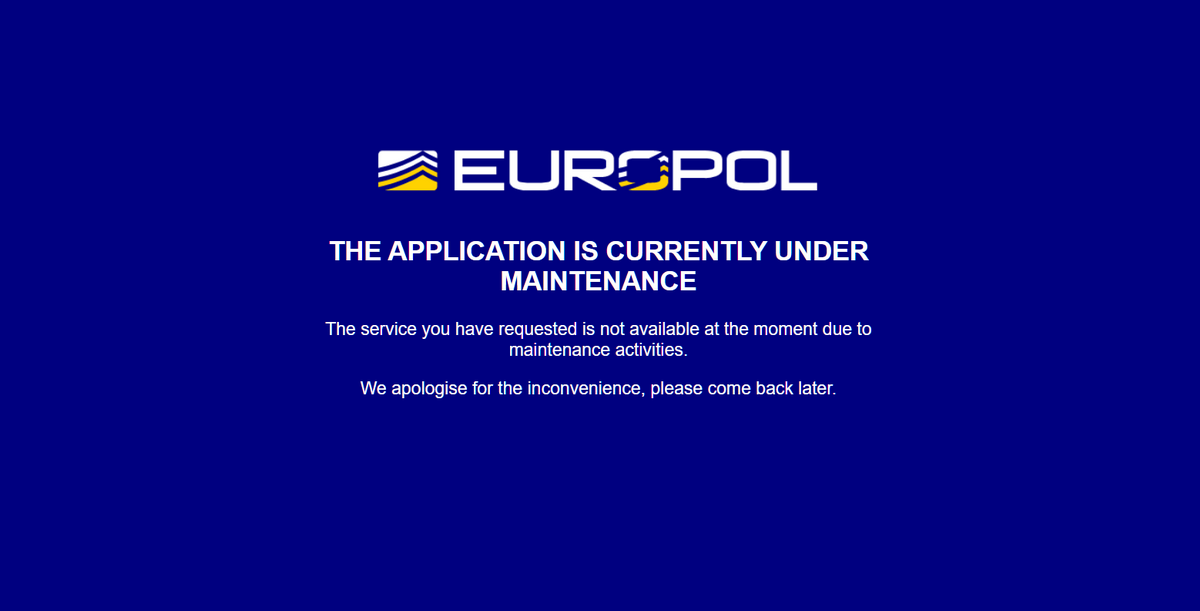 Европол сообщил о взломе своего веб-портала
